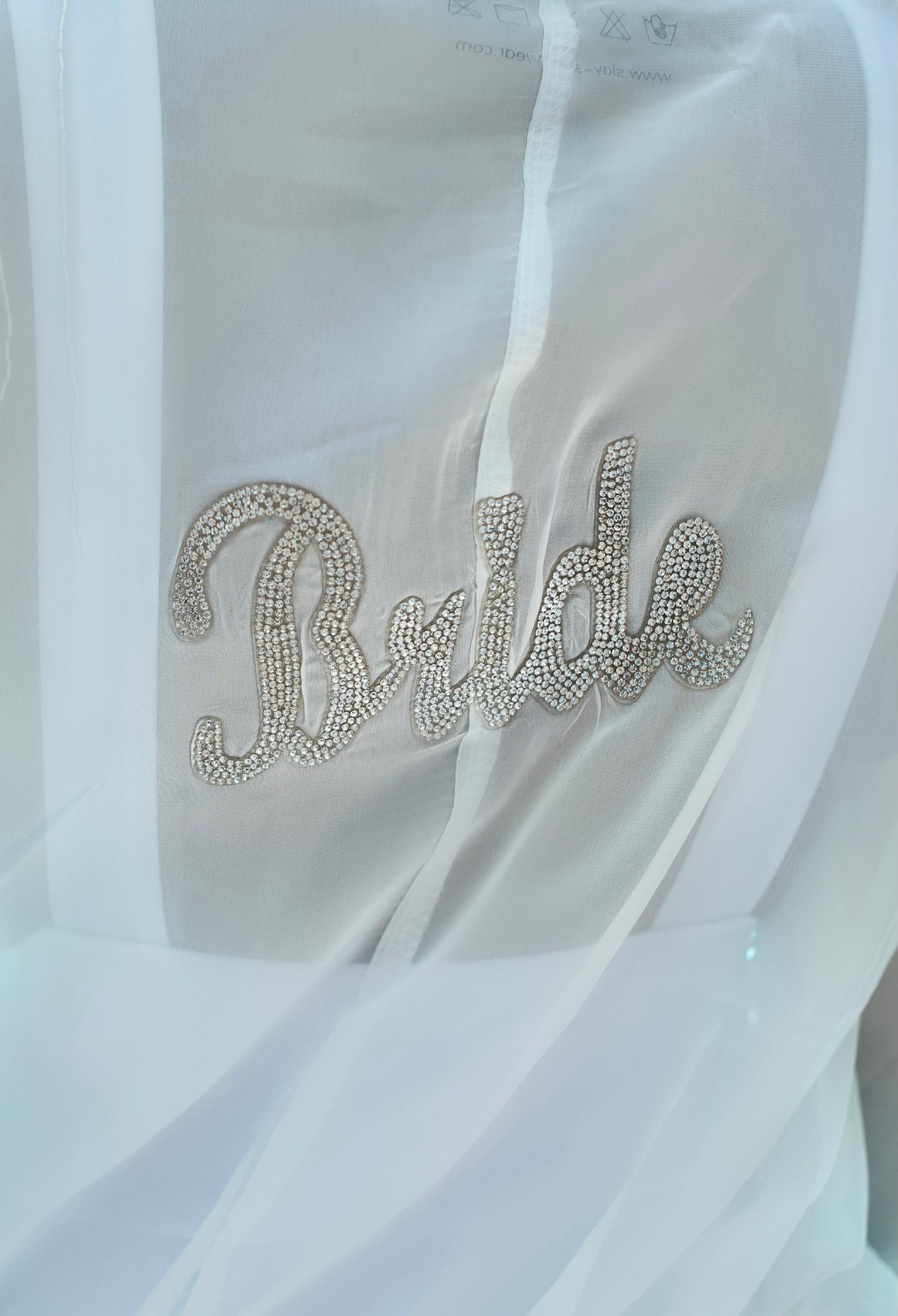 Bride to be Robe Swimwear Close Look